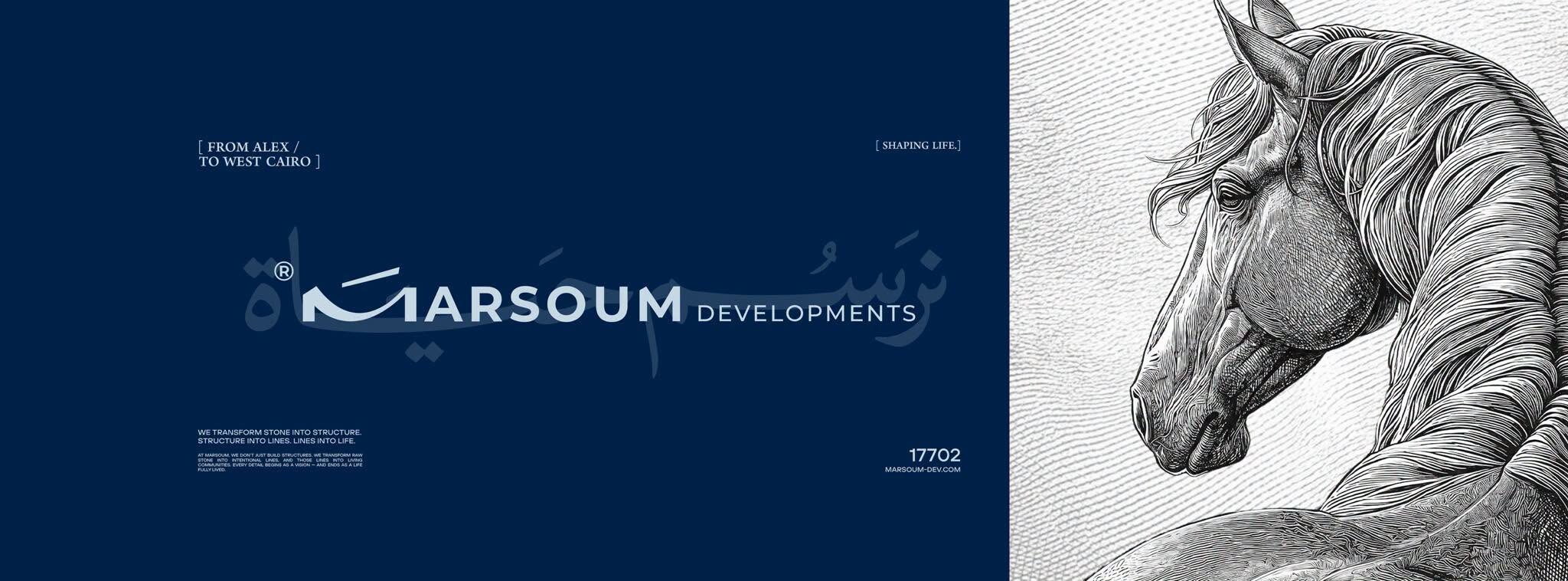 Marsoum Developments — From Alexandria to West Cairo — brand identity
